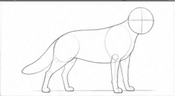 Step 1: set the golden retriever's pose when drawing a golden retriever
