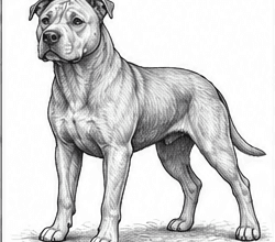 Step 10: add shading and depth when drawing a pitbull