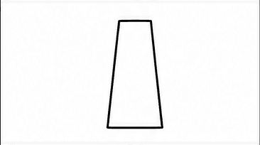 Step 1: draw the lighthouse tower when drawing a lighthouse