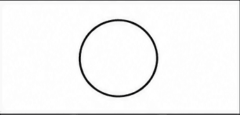 Step 1: draw a circle for the maine coon's head when drawing a maine coon cat