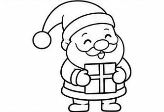 Cute Santa drawing tutorial