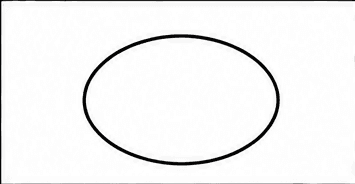 Step 1: draw the fish's oval body when drawing a fish