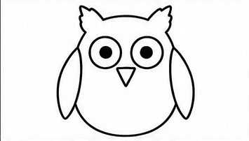 Step 4: add the owl's wings when drawing a owl