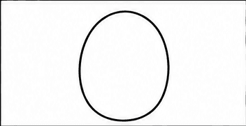 Step 1: draw the penguin's body when drawing a penguin