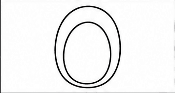 Step 2: add the white belly when drawing a penguin