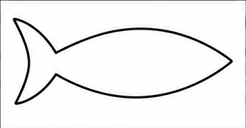 Step 2: add the tail fin when drawing a shark